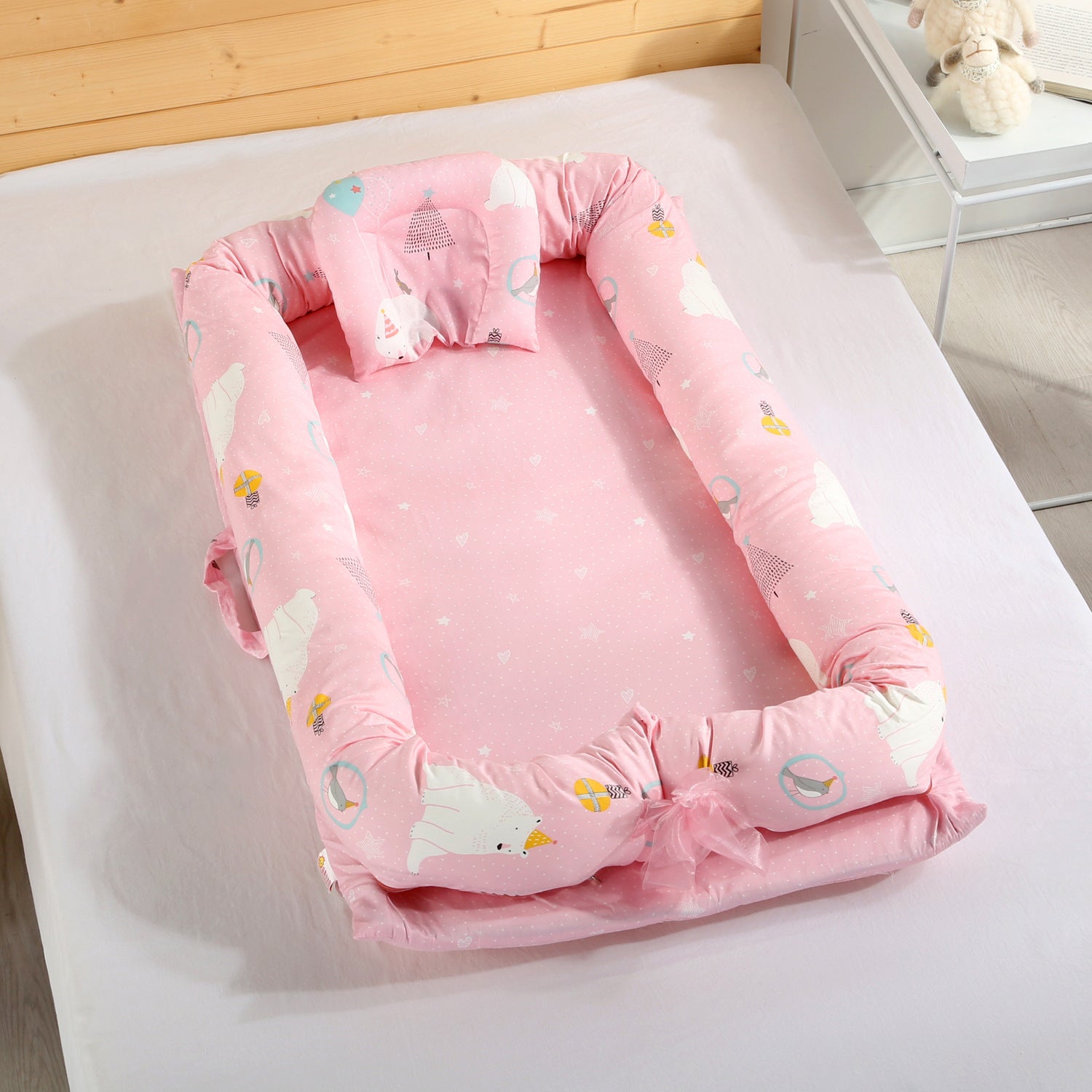 High-end Foldable Baby Crib Can Be Removed And Washed